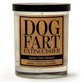 Dog Fart Extinguisher Candle