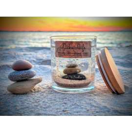 Lake Life Stone Cairn Gel Candle - 8 oz.