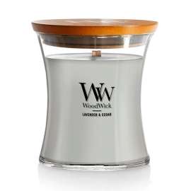 Lavender & Cedar Md WoodWick Candle