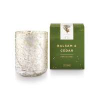 Balsam & Cedar Sm Mercury Glass Candle