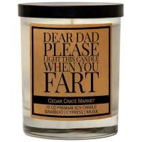 Dear Dad Please Light...Fart Bamboo Forest Candle