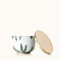 Frasier Fir Candle Tin w/Gold Lid