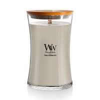 Tonka & Almond Milk WoodWick Candle