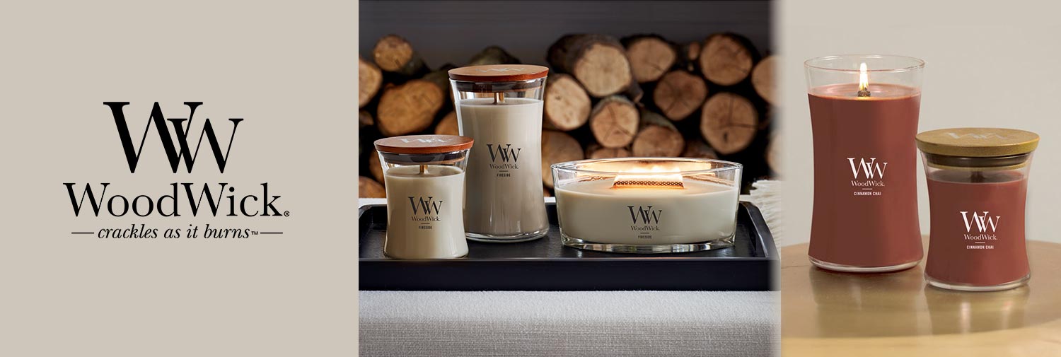 Fragrances of the Month - Fireside and Cinnamon Chai WoodWick Candles